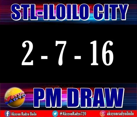 stl iloilo city result today 2pm live|STL Result Today .